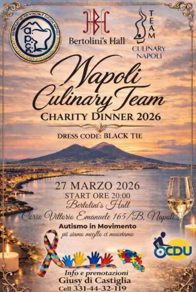 Cena Solidale 2026 Napoli Culinary Team ph press