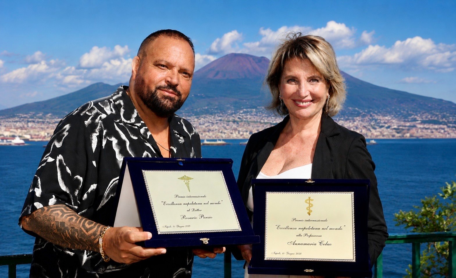 Napoli celebra l’eccellenza globale di Annamaria Colao e Rosario Porzio Napoli celebra l’eccellenza globale di Annamaria Colao e Rosario Porzio