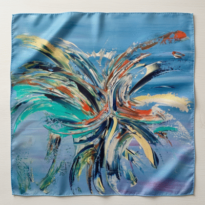 Foulard Talismano ispirato alle opere di Letteria Lilly Russo