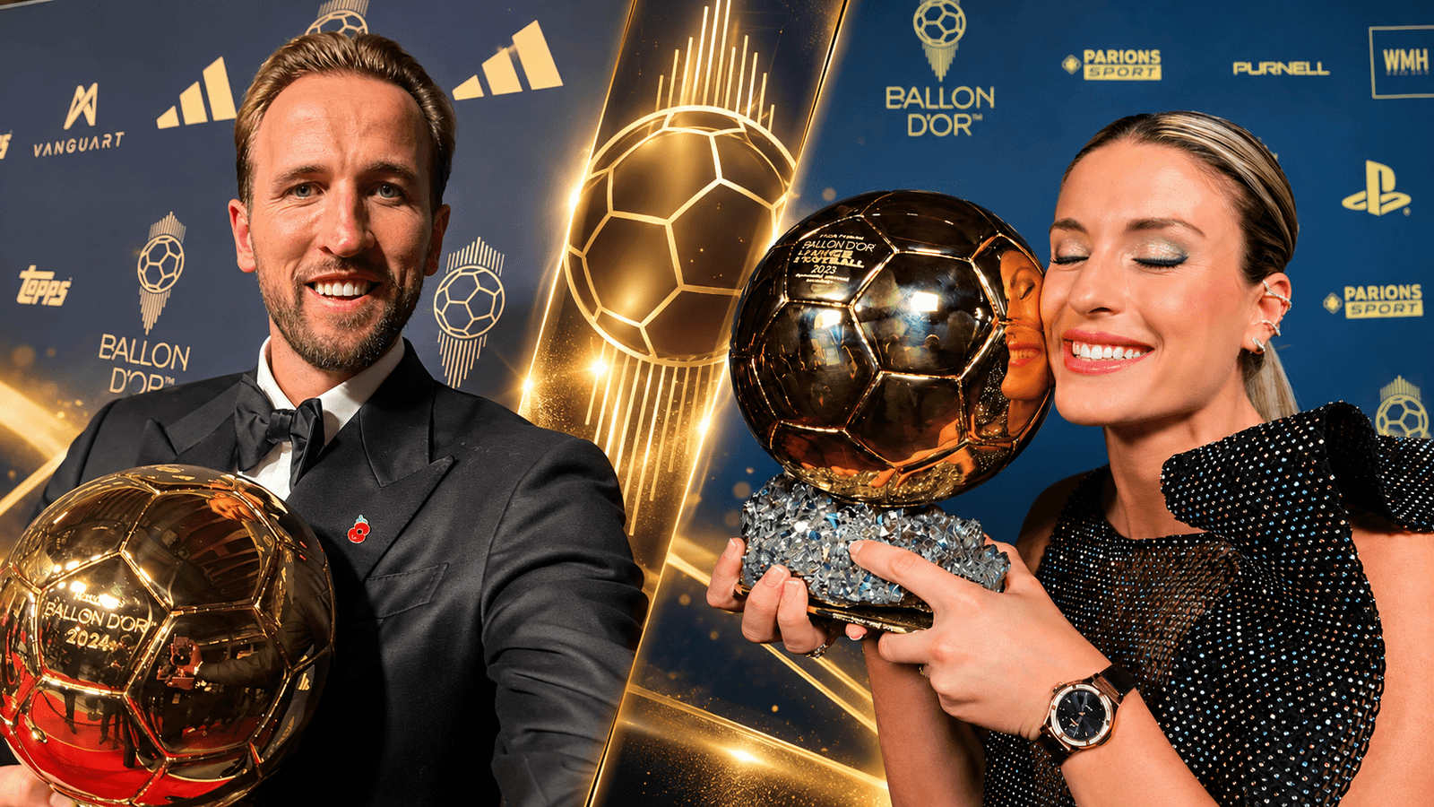 Harry Kane e Alexia Putellas trionfano al Pallone d’Oro 2026