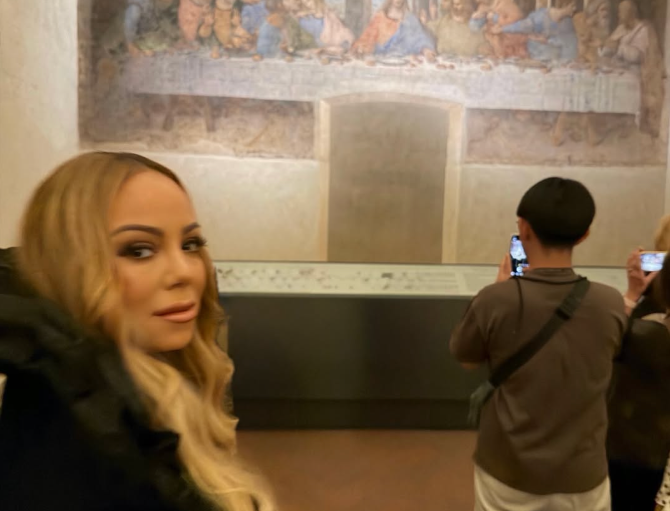 Mariah Carey incantata dal Cenacolo Vinciano a Milano Mariah Carey incantata dal Cenacolo Vinciano a Milano