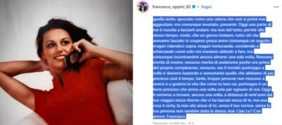 Post IG Francesco Oppini